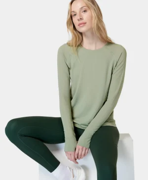 Sweaty Betty Athlete Seamless Featherweight Long Sleeve Tee